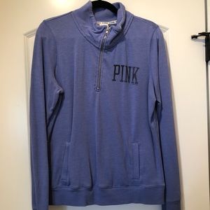 Victoria’s Secret Pink 1/4 zip pullover sweatshirt